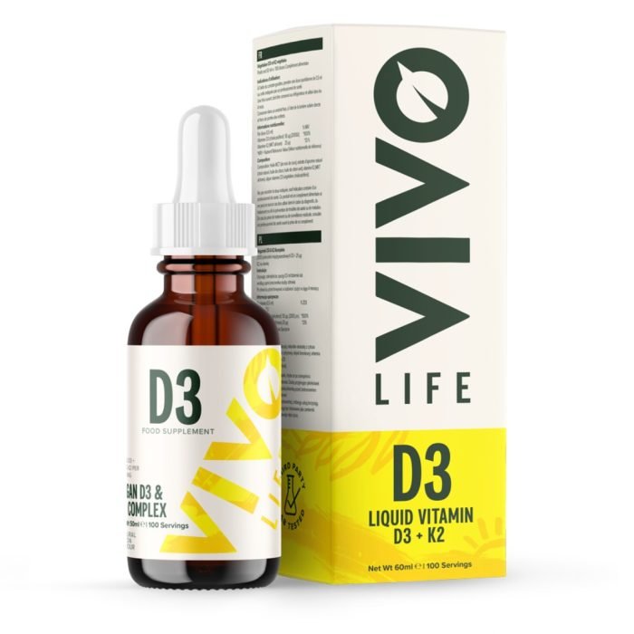 Veganes Vitamin D3 und K2-Komplex