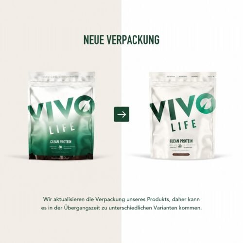 Neue Verpackung: Clean Protein alt und neu – Wir aktualisieren die Verpackung unseres Produkts